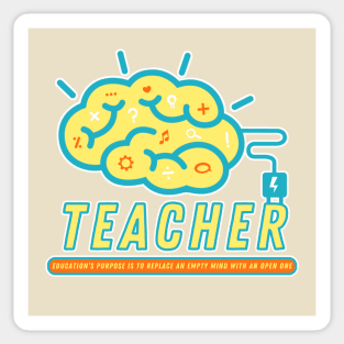 Plugged In Teacher Sticker